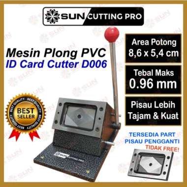 mesin plong pvc id card d006 - pvc card cutter Multicolor