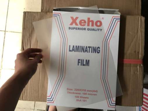 plastik laminating film xeho a4 / laminating plastik Multicolor