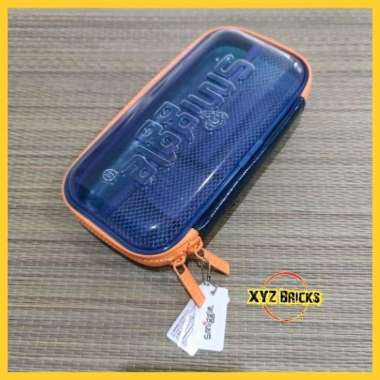 SMIGGLE 443681 - Squiggle See Through Small Hardtop Pencil Case Blue