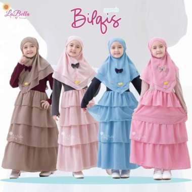 GAMIS ANAK BILQIS ORI LABELLA Multicolor
