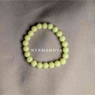 Nyamannya - Gelang Fosfor Dapat Nyala Batu Alam Forus Series YELLOW
