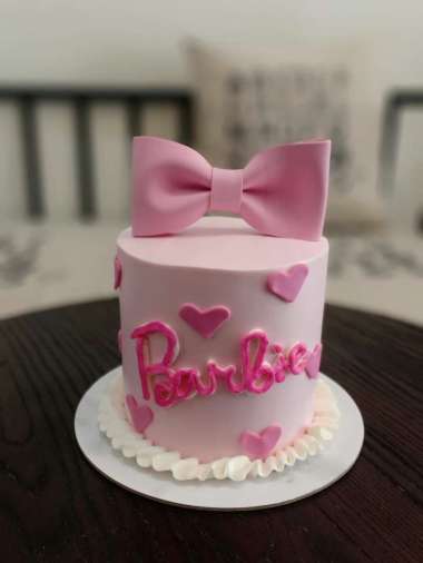 cake barbie birthday cake ulang tahun cake Barbie doll Cake Viral D15 T12