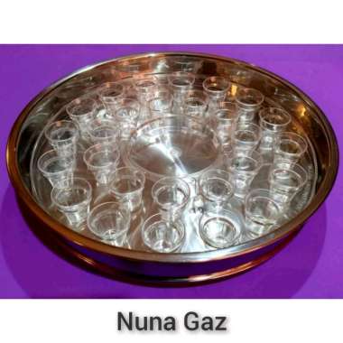 Nampan Tradisional Perjamuan Gereja 27 cawan ( Tatakan, Cawan 27, dus)