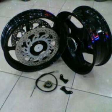 Velg Delkevic Ninja 250 Fi Z250Fi Double Disc Velg Tapak Lebar 55 Inc Multicolor