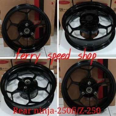 Velg Rossi Tapak Lebar Ninja 250 Z250 Ninja 250 Karbu 5,5Inc Belakang Multicolor