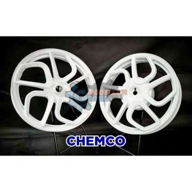 Velg Racing Tapak Lebar Chemco Vario 125 / 150 Penta Putih Multicolor