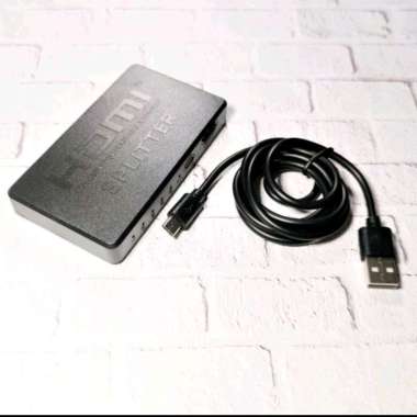 SKU-1318 HDMI SPLITTER 4 PORT TANPA ADAPTOR 4Kx2K 1x4 PORT HDMI CABANG