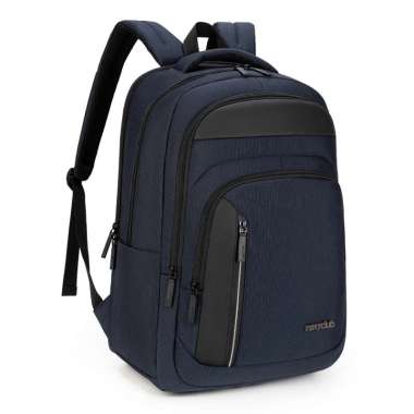Navy Club Tas Ransel Laptop CEF - Backpack Daypack USB Port Tas Pria Wanita Free Bag Cover Blue
