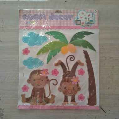 Stiker Room Decor / Wall Stickers / Stiker Dinding monyet