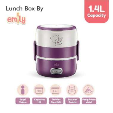 Emily Electric Lunch Box Baby Cooker Set 1.4L / 1.4 Liter (ELB-54003)