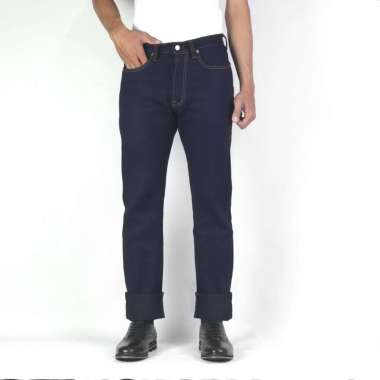 WETAN Jeans Vreanger Slim Fit Celana Jeans Panjang Pria RAW Denim 13.75 Oz Indigo On Blue Uk 28 - 40 30
