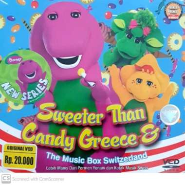 Barney Sweeter Than Candy Greece | VCD Multivariasi Multicolor