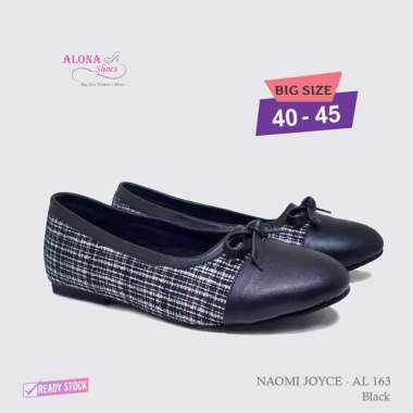 Bossindo ALona - Naomi Joyce | Flat Shoes Big Size 41-42-43-44-45 | Sepatu Wanita Ukuran Jumbo Besar