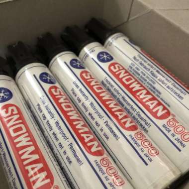 spidol Snowman 500 jumbo Hitam