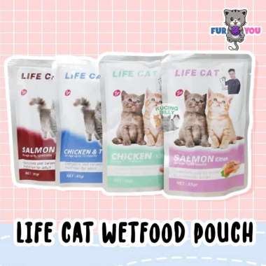 Life Cat Saset Wetfood Salmon Kitten