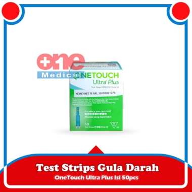 Strip Onetouch Ultra Plus 50 Test - Strip One Touch Ultra Plus Isi 50 Multicolor