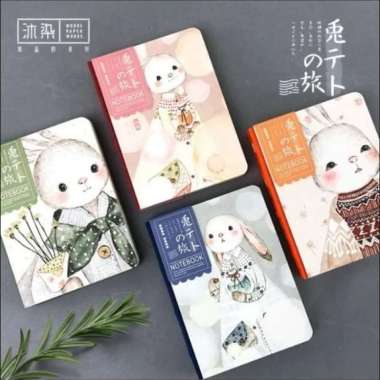 Buku Tulis Hardcover Mini A6 Kekinian Diary Book Motif Animal Tebal Notebook VAR 1