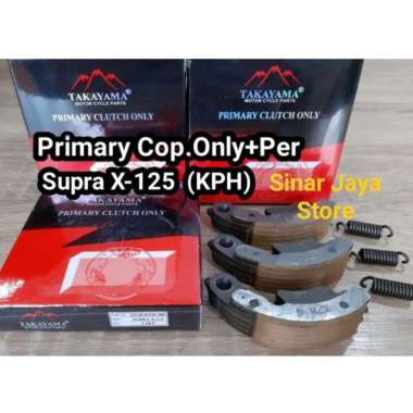 Primary Cop Only + Per / Sepatu Klos / Kampas Ganda Supra X125 takayama