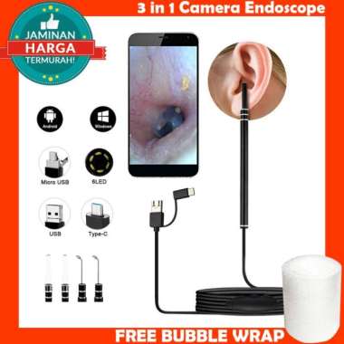 Pembersih Telinga Kamera Endoscope Ear Wax Removal Camera Earwax