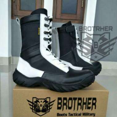 BROTRHER ⭐⭐⭐⭐⭐SEPATU PDL PROPAM Mamba Provos polri 40 HITAM & PUTIH