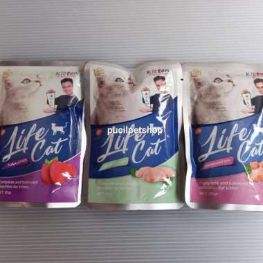 Life Cat Sachet Lifecat Pouch Lifecat Kitten Wetfood Life Cat Kitten Salmon