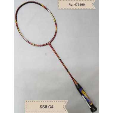 Promo Terbatas !!!!! Raket Badminton Lining Ss 8 G4 / Gen 4 (Free : Tas 2R + Grip + Senar) Multicolor