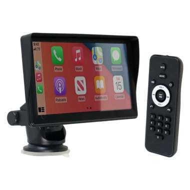 Android Multimedia Video Auto 7 Inch Player Wireless Carplay - Black
