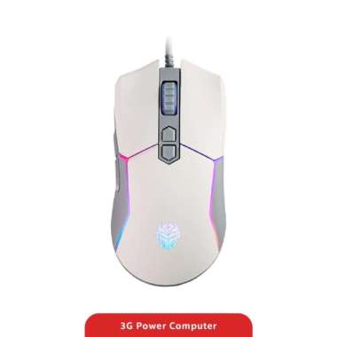 Rexus X16 Xierra RGB Macro 7D up to 7200 DPI Gaming Mouse white
