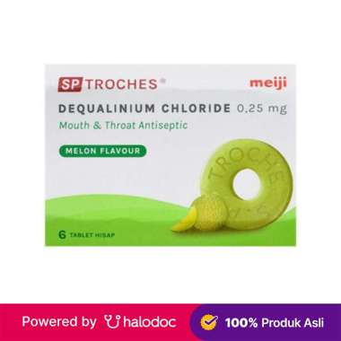 SP Troches Meiji Rasa Melon 6 Tablet