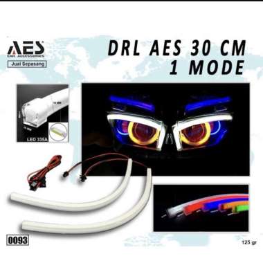 LAMPU LED DRL AES 30 CM 1 MODE GRADE A ORIGINAL AES | ALIS LED | DRL Multicolor