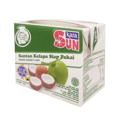 KARA dan SUN Kara - Santan Instan - 200 ml SUN KARA 200
