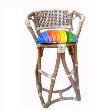 Kursi Bonceng Motor Anak Matic Rotan Multicolor