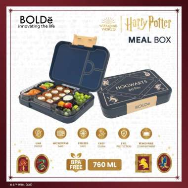 BOLDe Tempat Makan Harry Potter / Meal Box Harry Potter Edition 760 ml
