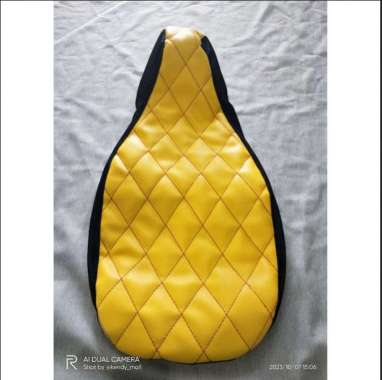 Kulit jok motor listrik uwinfly T3 model wajit / sarung jok molis exotic BF U7 GODA 220 kuning