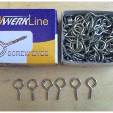 Sekrup Gantung Tutup No 8 Sekrup Mata Cantolan Bingkai Pigura