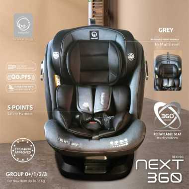 Car Seat Babyelle NEXT 360 Rotate ISOFIX kursi mobil anak New GREY