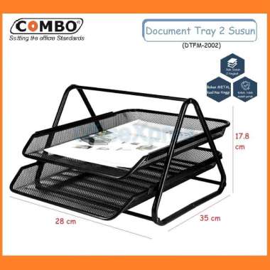 Rak besi 2 Susun / File Document Tray 2 Layer / Document Tray Besi / Rak File Dokumen