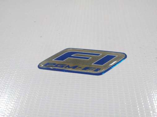 STIKER EMBLEM TULISAN FI IDLING STOP VARIO BEAT SCOOPY TIMBUL