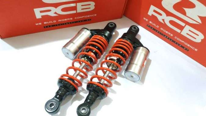 SHOCK BELAKANG RCB RX KING TIGER BLADE 320 mm MB2 ORIGINAL MERAH
