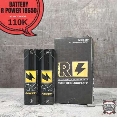 BATTERY R POWER 18650 HARGA 1 PCS