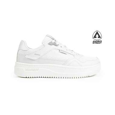 Aerostreet 37-44 Maximo Putih Putih Putih - Sepatu Sneakers Casual 40