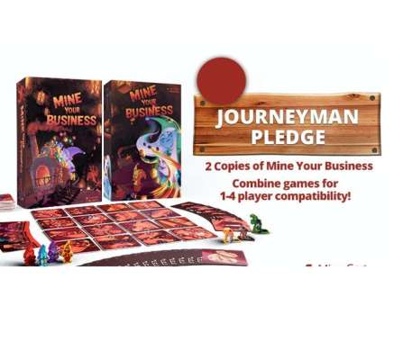 Mine Your Business Board Game Kickstarter Journeyman Miner Pledge