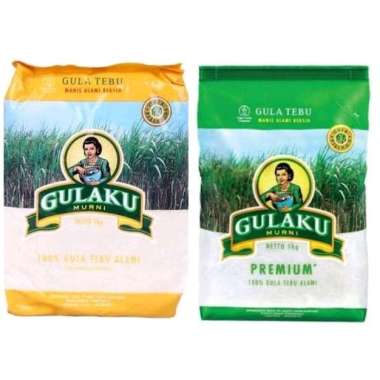 GULAKU - GULAKU 1 Kg - GULAKU KUNING atau GULAKU HIJAU GULA PASIR