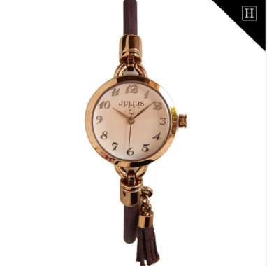 🇰🇷 JULIUS WATCH JA-994 JAM TANGAN KOREA ORIGINAL BROWN