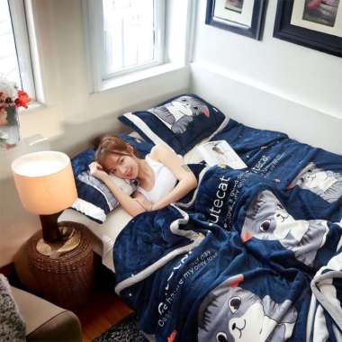 Selimut Dewasa Bulu Halus 150x200 Tebal Motif Keren Asriyasashii Terlaris Termurah Berkualitas KUCIN