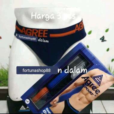 Celana Dalam Pria Agree Sport 2325 Harga 3 pcs M