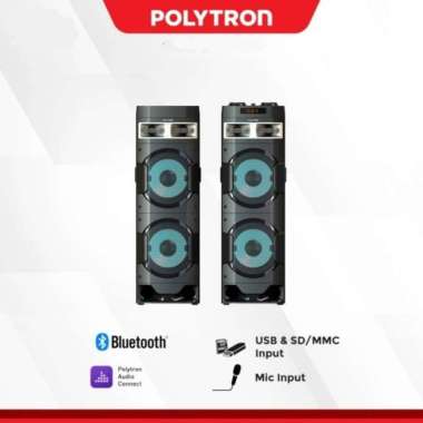 POLYTRON PAS10D28 Speaker Aktif PAS 10D28 Bluetooth PAS-10D28