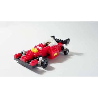 Jike Petit Block Mini Building Block Vehicle Series Racing