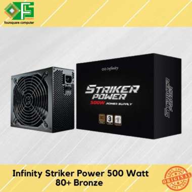 PSU Infitiny 500W 80 Plus Bronze Striker Power | Power Supply 500 Watt