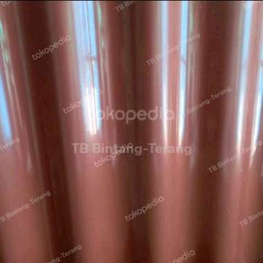 Fiber Gelombang Atap PVC Merah Bata 80 X 150 cm
